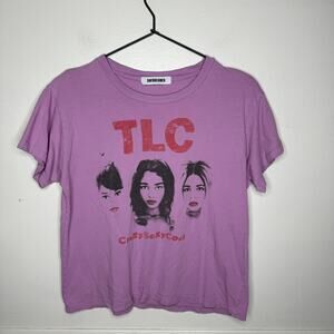 Daydreamer Purple TLC Solo Graphic T-shirt Womens X-Small
